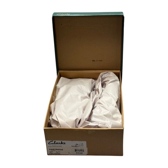 Clarks Women's US 7.5M Clog Brown Leather Casual Slip-On Block Heel Shoes 62729 - Picture 9 of 10